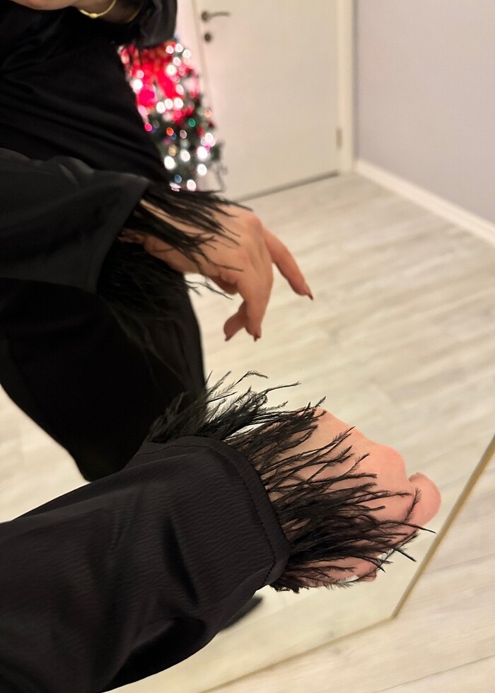 Saten elbise - Görsel 3