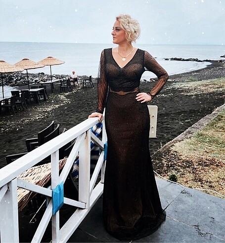 Taşlı abiye