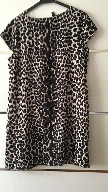 Mango Mango leopar l beden elbise