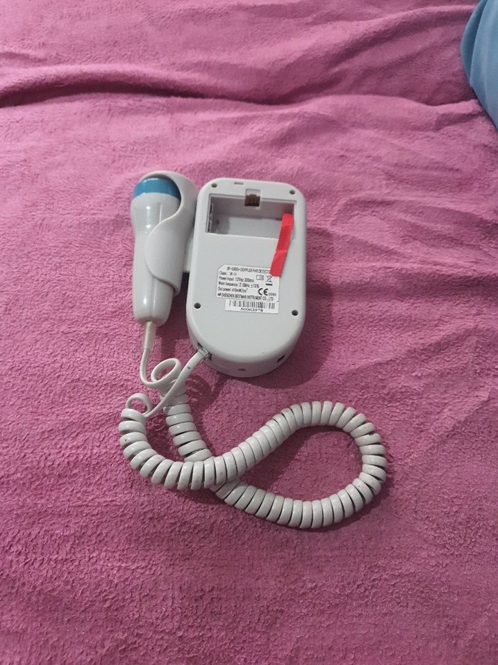 Doppler Fetal Kalp Atış Monitörü Beyaz - Görsel 2