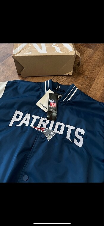Pull and Bear NFL Patriots Ceket