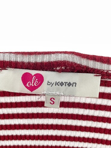 s Beden bordo Renk Koton Bluz %70 İndirimli.