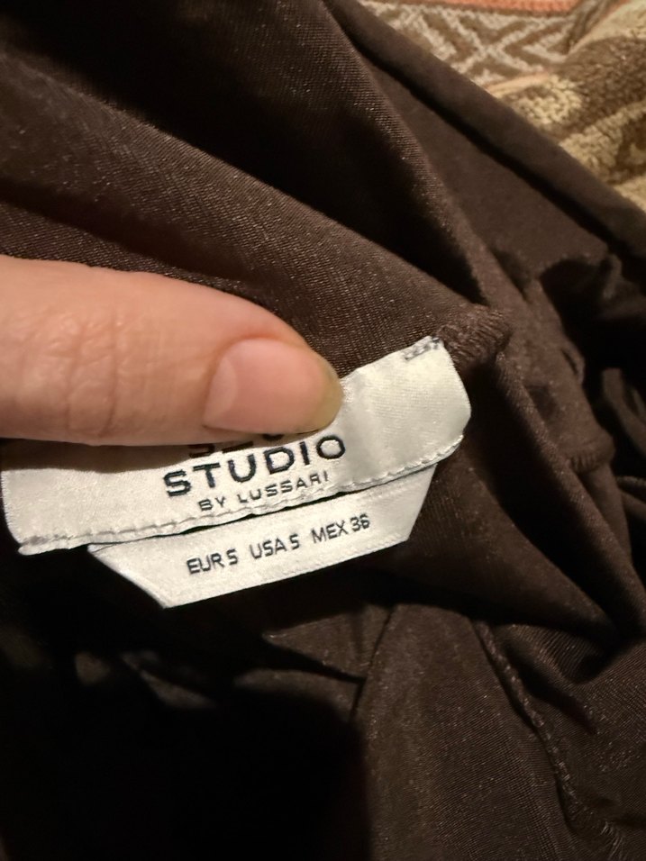 Kahverengi Kadın Midi Tayt - Görsel 2