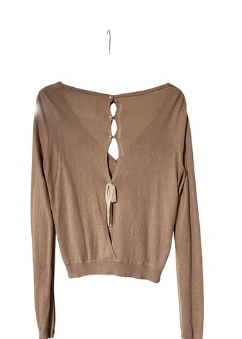 Yargıcı Markalı,Bej Düğmeli Kadın Hırka - Görsel 2