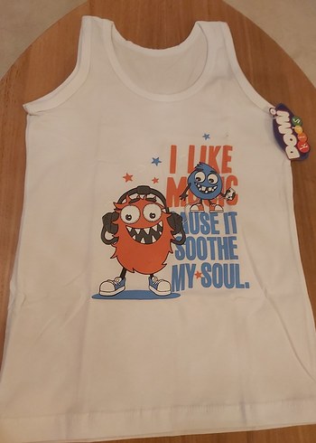 Erkek Çocuk Atlet 2'li Karışık Renkli - Görsel 2