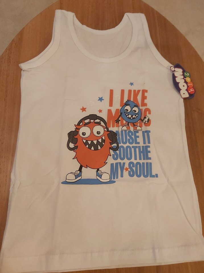 Erkek Çocuk Atlet 2'li Karışık Renkli - Görsel 2