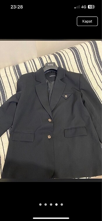 l Beden siyah Renk Blazer Ceket