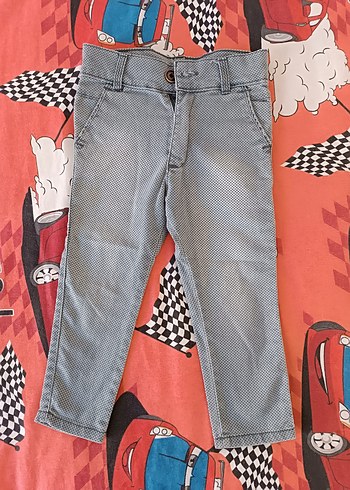 Gri Erkek Çocuk Denim Pantolon