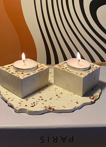H&M Home Alçı mum & dekorasyon