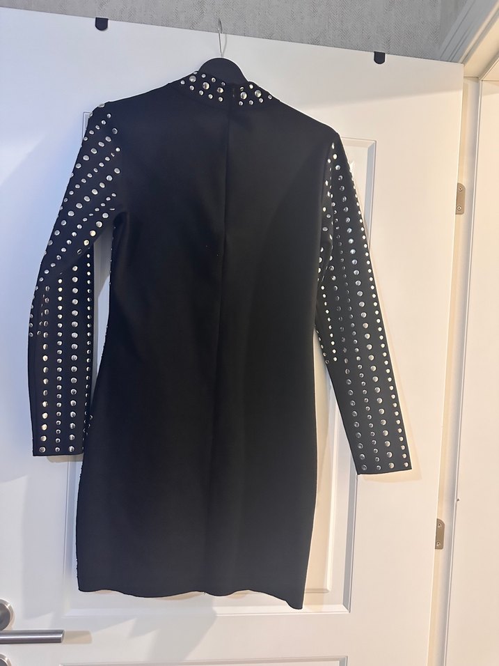 Metal baskılı mini elbise - Görsel 3