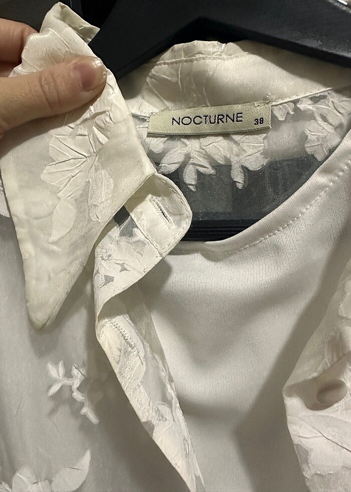 Nocturne organze elbise - Görsel 2