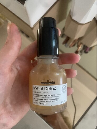 Loreal metal detox saç yağı