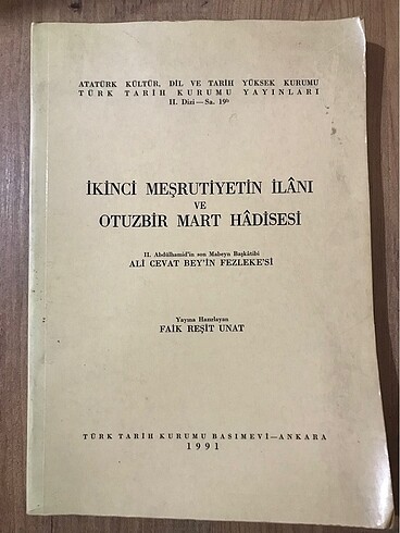 İkinci Meşrutiyetin İlanı ve 31 Mart Hadisesi