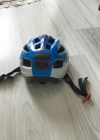 Mavi Desenli Bisiklet Kaskı - Görsel 3