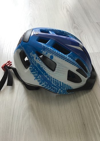 Mavi Desenli Bisiklet Kaskı - Görsel 2