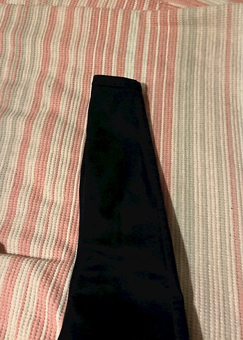 Kadın Siyah Dar Kesim Midi Kot Pantolon - Görsel 7