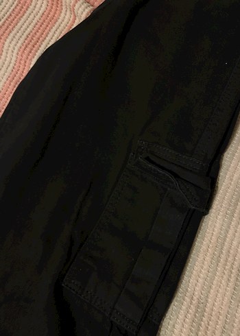 Siyah Süet Rahat Kesim Kadın Pantolon - Görsel 4