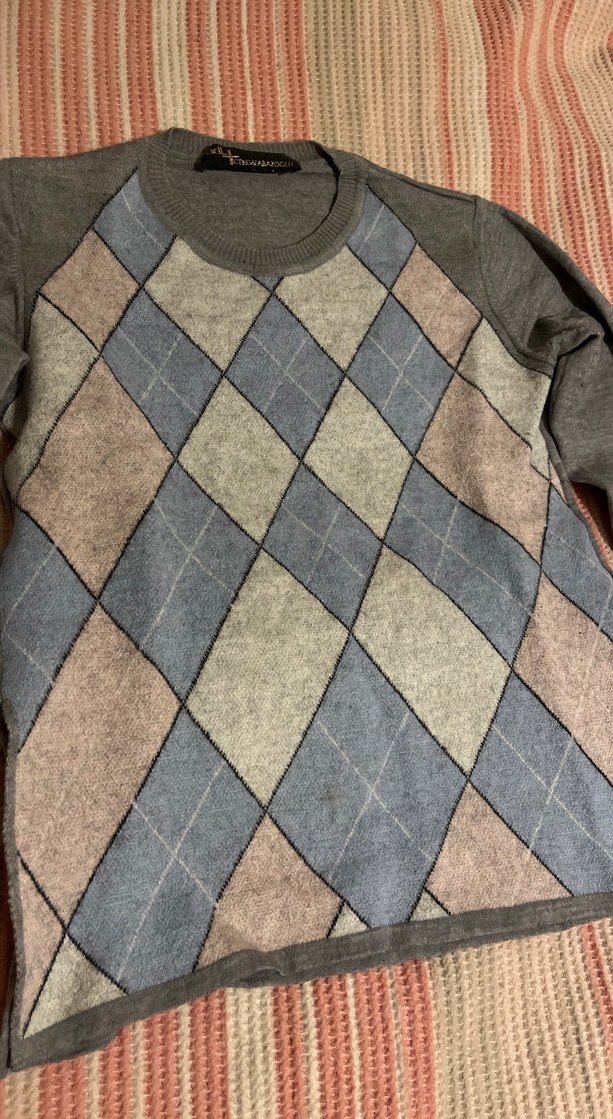 Gri Uzun Kollu Triko Kadın Kazak - Görsel 5