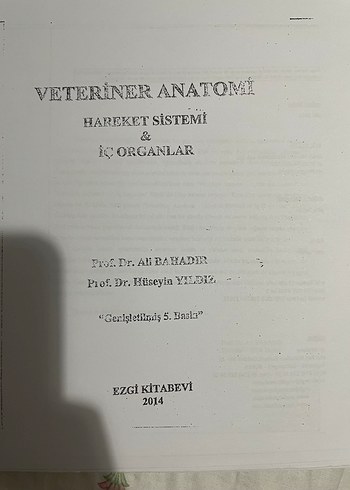 Veteriner Anatomi - Prof. Dr. Nejdet Dursun - Görsel 7