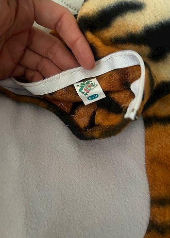 Kahverengi Leopar Desenli Kürklü Kedi Kıyafeti - Görsel 2