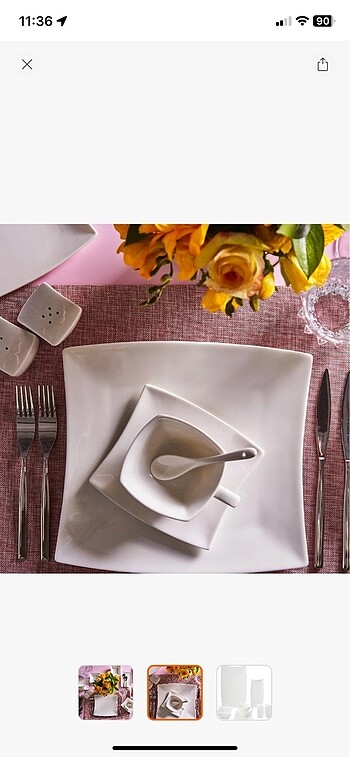 Beden Karaca perfect white kahvaltı takımı