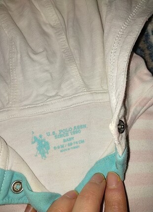 U.S Polo Assn. Uspa 6-9 aylık kız bebek tulum