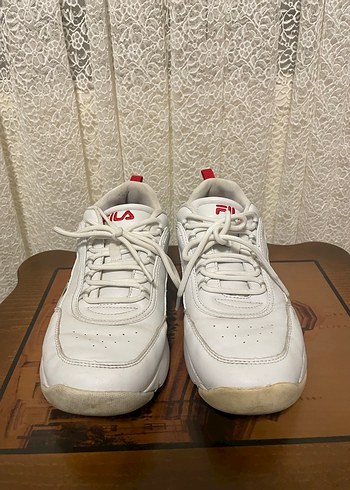 Beyaz Fila Platform Spor Ayakkabı - Görsel 4