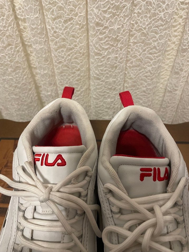 Beyaz Fila Platform Spor Ayakkabı - Görsel 5