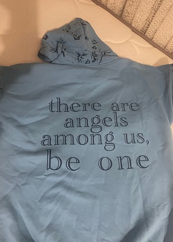 Mavi renk Sweat - Görsel 2