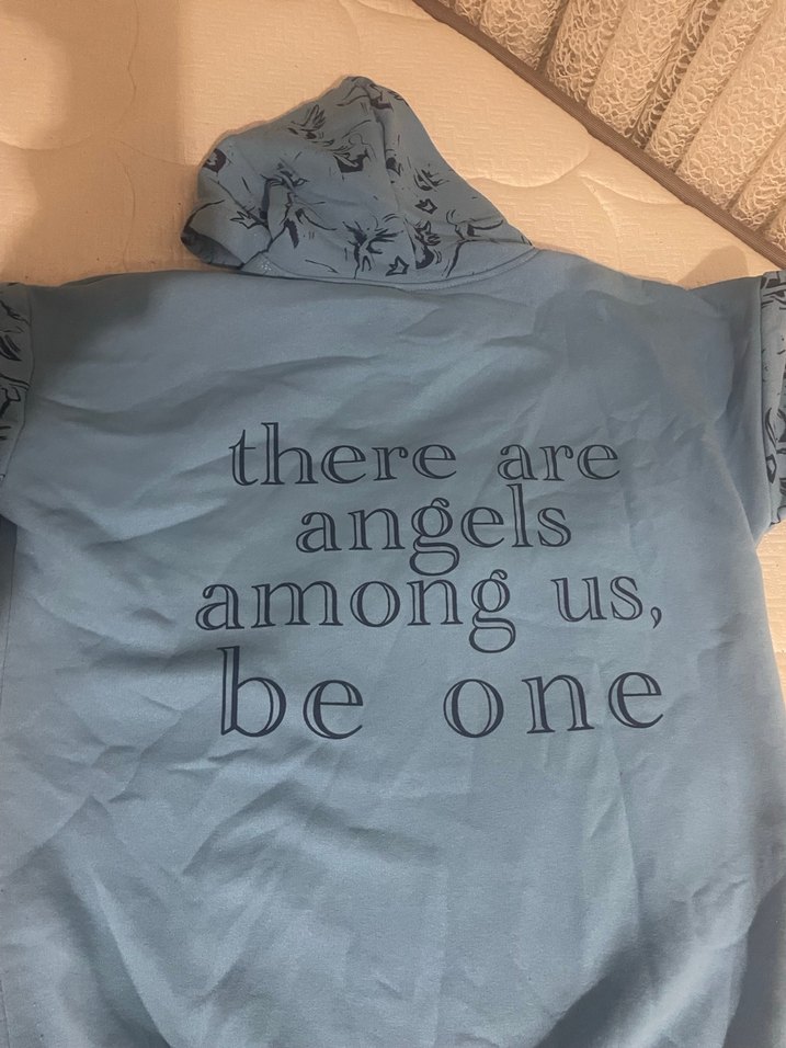 Mavi renk Sweat - Görsel 2