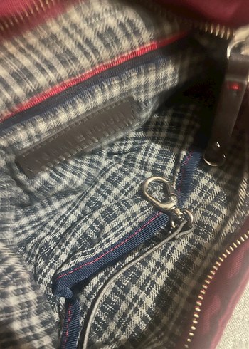 Tommy hılfıger bordo omuz Çantası - Görsel 10