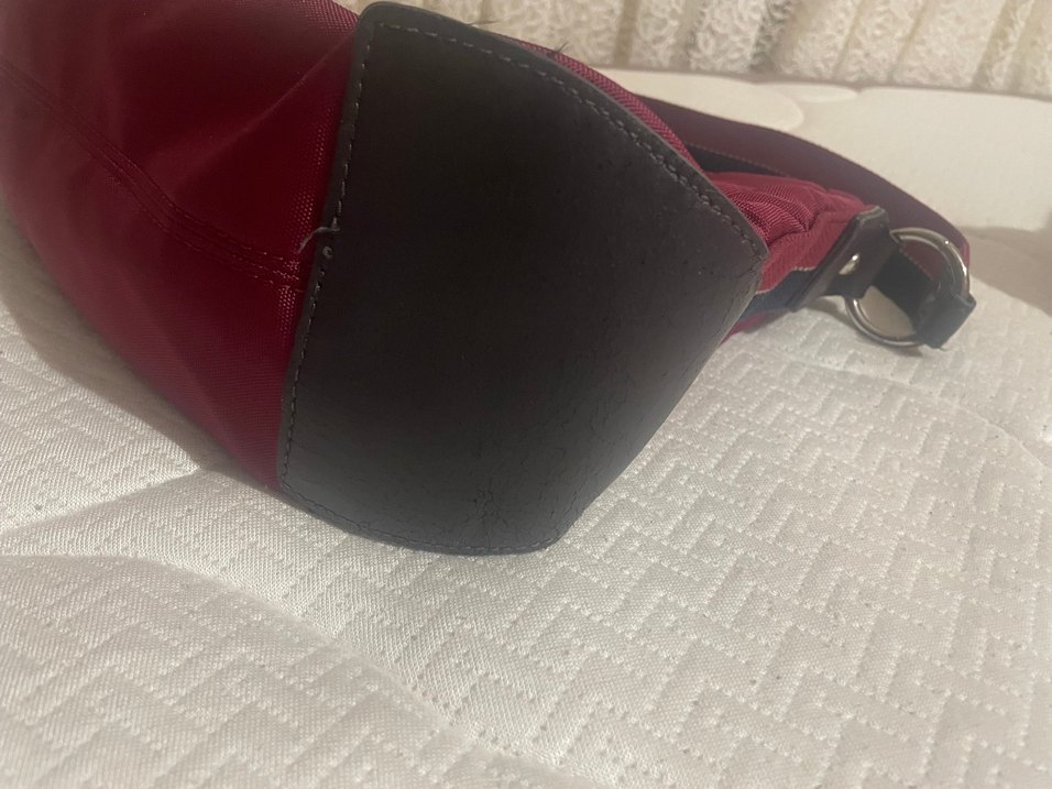 Tommy hılfıger bordo omuz Çantası - Görsel 5