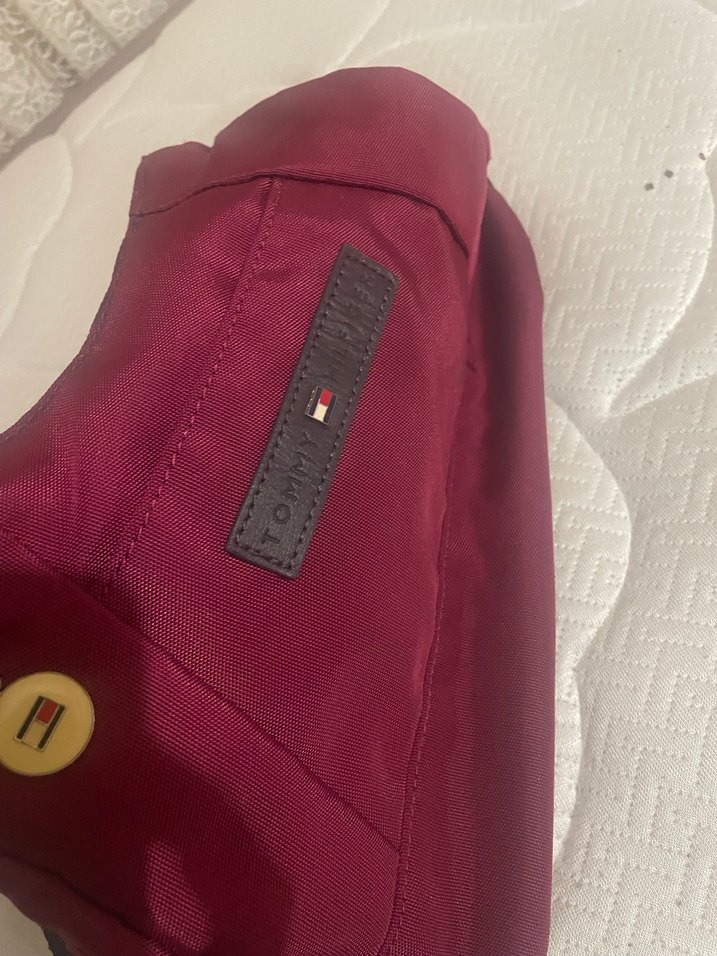 Tommy hılfıger bordo omuz Çantası - Görsel 2