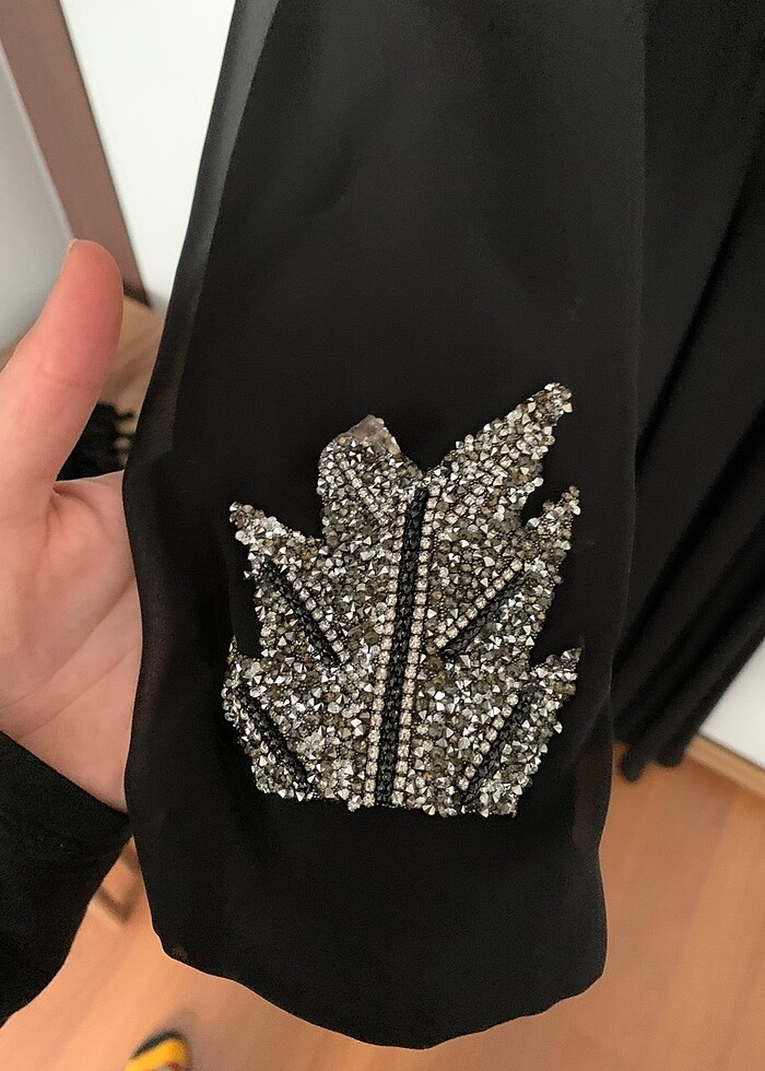 Siyah elbise - Görsel 4