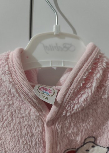 Polar Kapüşonlu Pembe Ceket - Görsel 2