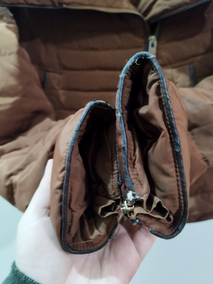 Taba Renkli Kürklü Zara Mont - Görsel 3