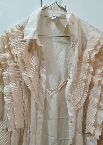 Rıver Island Pileli Elbise Gecelik Yada Gömlek - Görsel 2