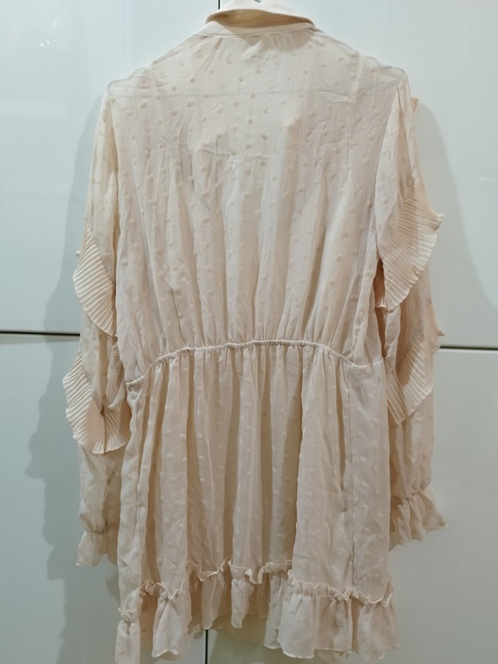 Rıver Island Pileli Elbise Gecelik Yada Gömlek - Görsel 4