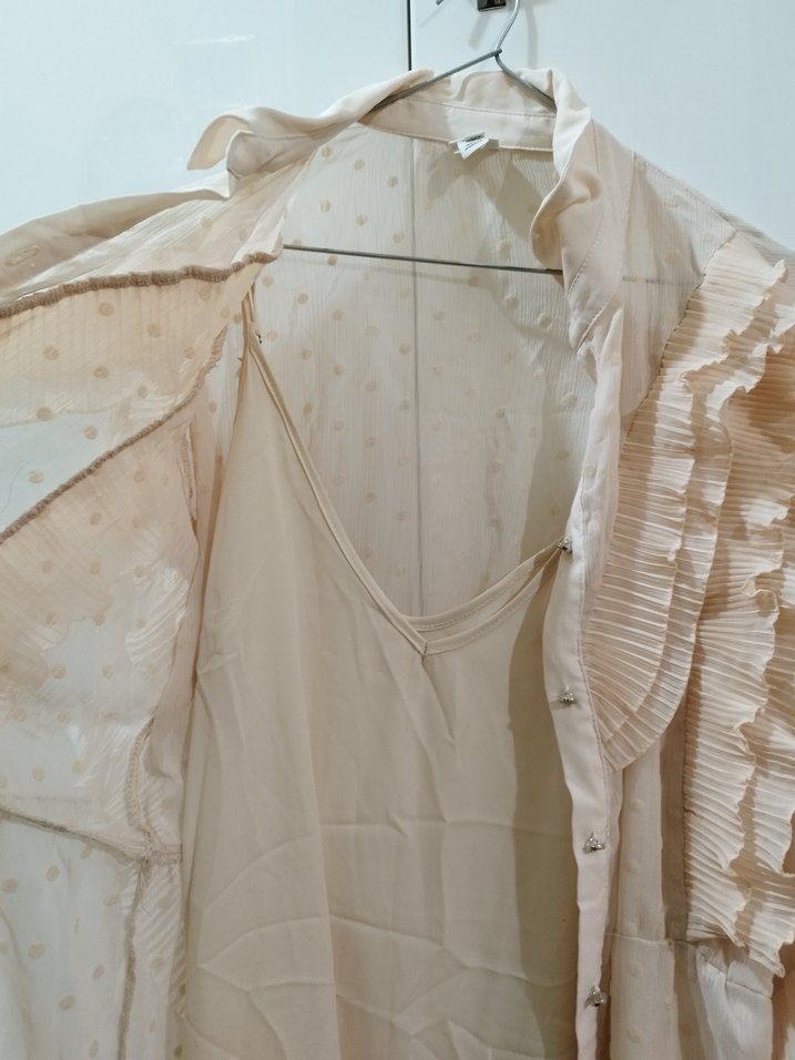 Rıver Island Pileli Elbise Gecelik Yada Gömlek - Görsel 3