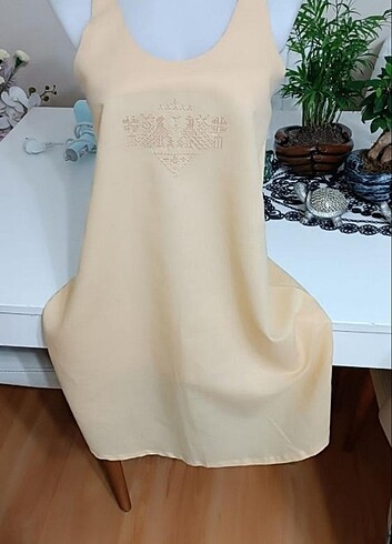 Yargıcı keten elbise 
