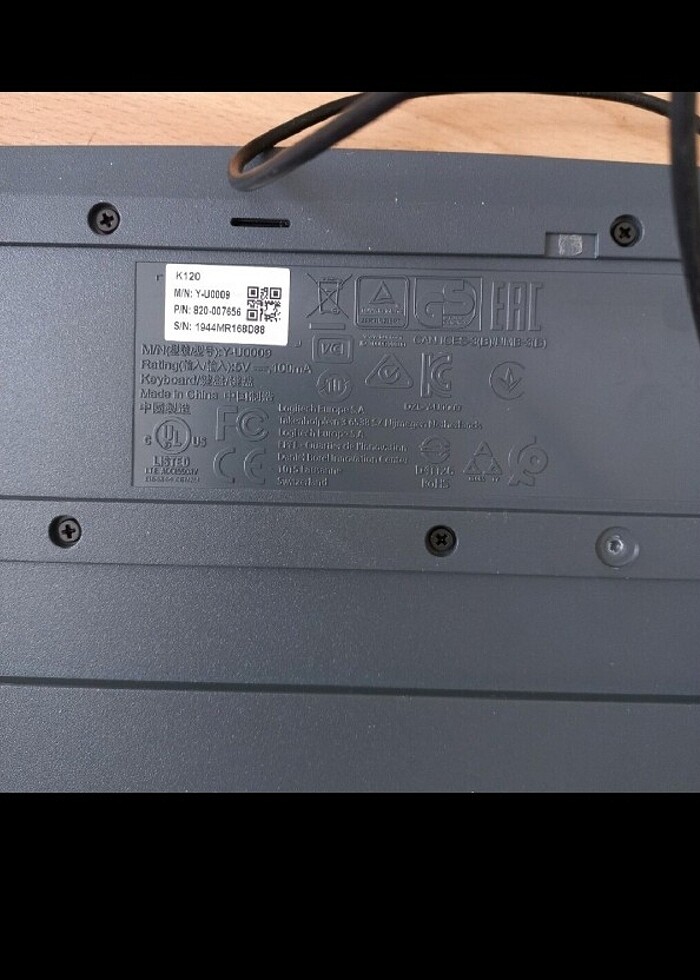 Logitech K120 klavye - Görsel 4