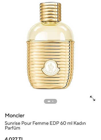 MONCLER SUNRİSE POUR FEMME 60ML 
