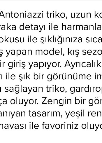 Vakko Lorena Antoniazzi yeşil triko - Görsel 11