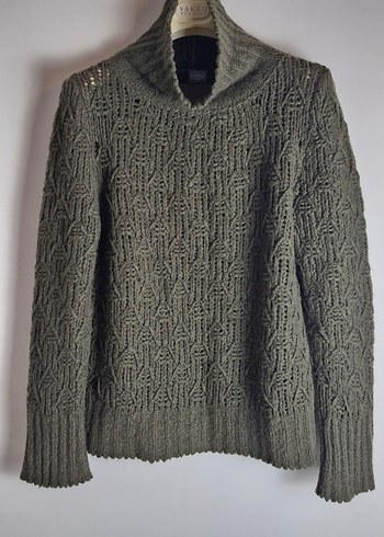 Vakko Lorena Antoniazzi yeşil triko - Görsel 7