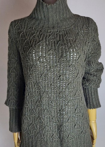 Vakko Lorena Antoniazzi yeşil triko - Görsel 5