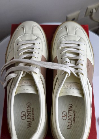 Valentino Garavani upvillage ekru sneakers - Görsel 4