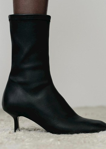 Zara yumuşak deri bilekte bot - Görsel 7