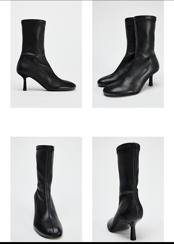 Zara yumuşak deri bilekte bot - Görsel 5