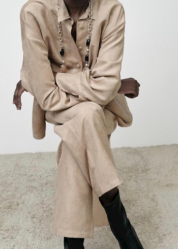 Zara yumuşak deri bilekte bot - Görsel 8