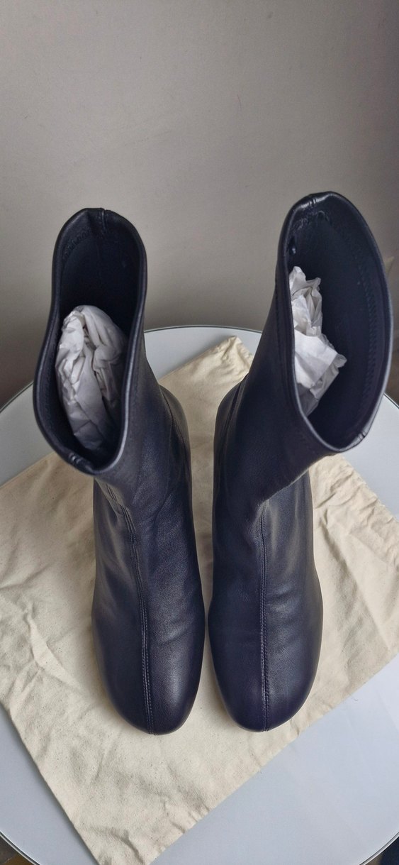 Zara yumuşak deri bilekte bot - Görsel 4